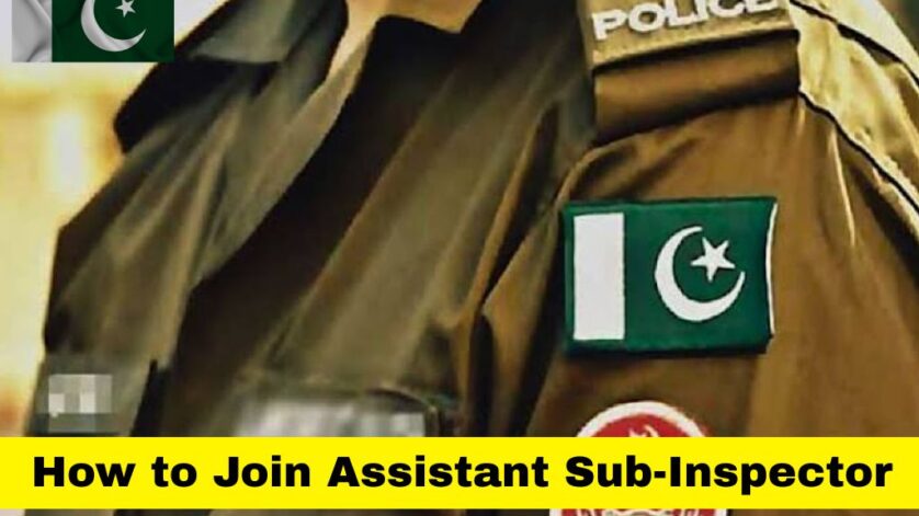 How to Join Assistant Sub-Inspector (ASI)