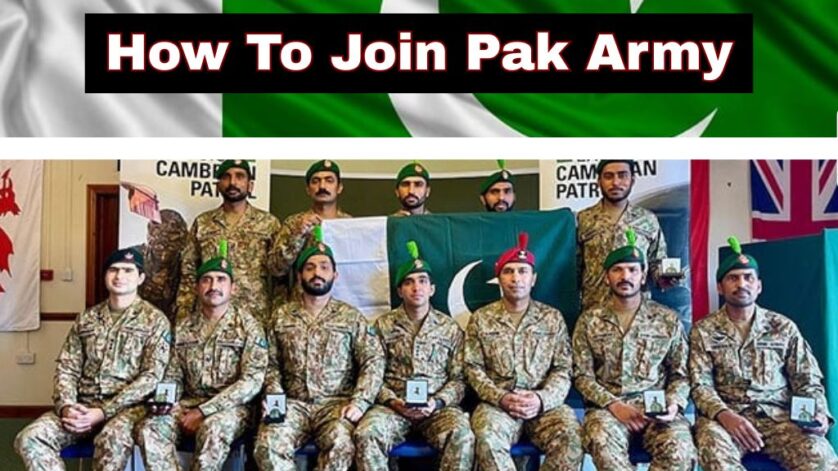 How to Join Pak army